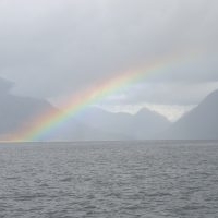 Rainbow over Loch Etive by Etive Boat Trips